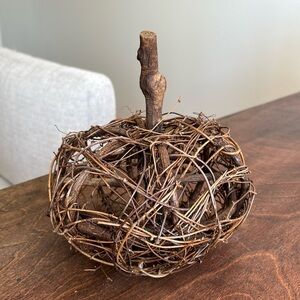 Adorable Wood Pumpkin